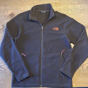 The North Face Brown full zip fleece